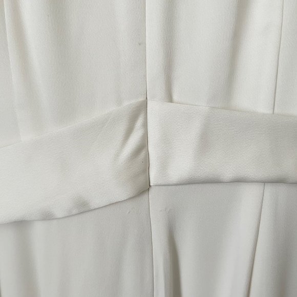 Jonathan Simkhai Combo Satin Faux Wrap Belted Jumpsuit - Picture 9 of 13